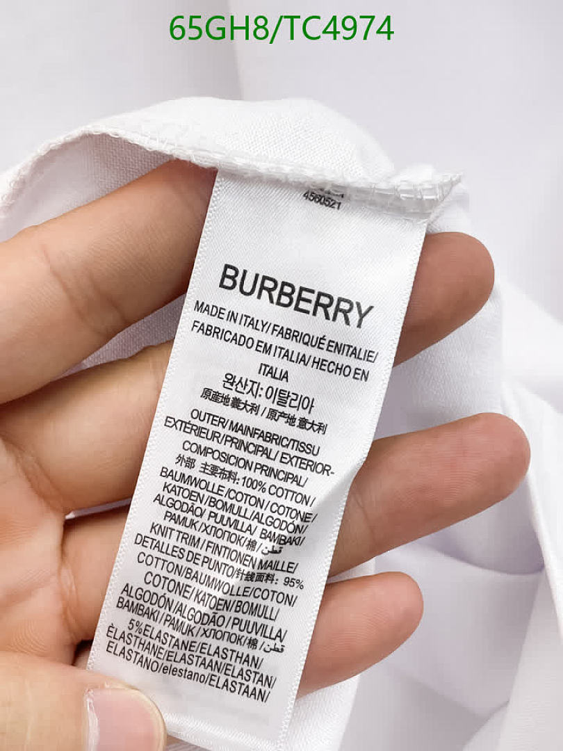 Burberry-Clothing Code: TC4974 $: 65USD