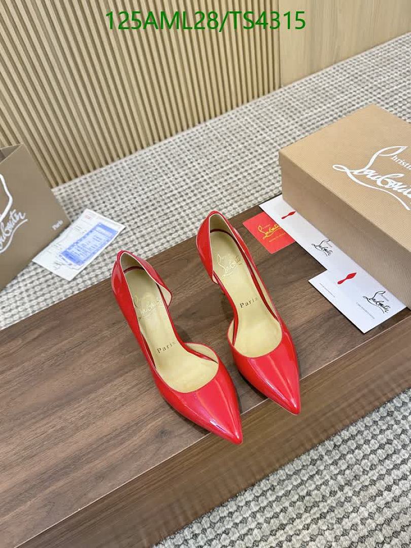 Christian Louboutin-Women Shoes Code: TS4315 $: 125USD