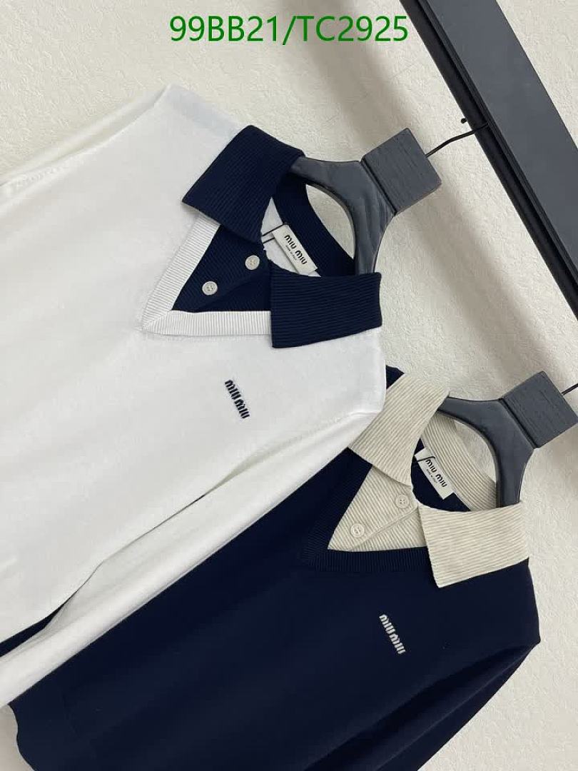 Miu Miu-Clothing Code: TC2925 $: 99USD