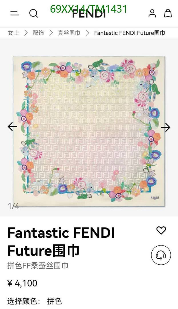 Fendi-Scarf Code: TM1431 $: 69USD