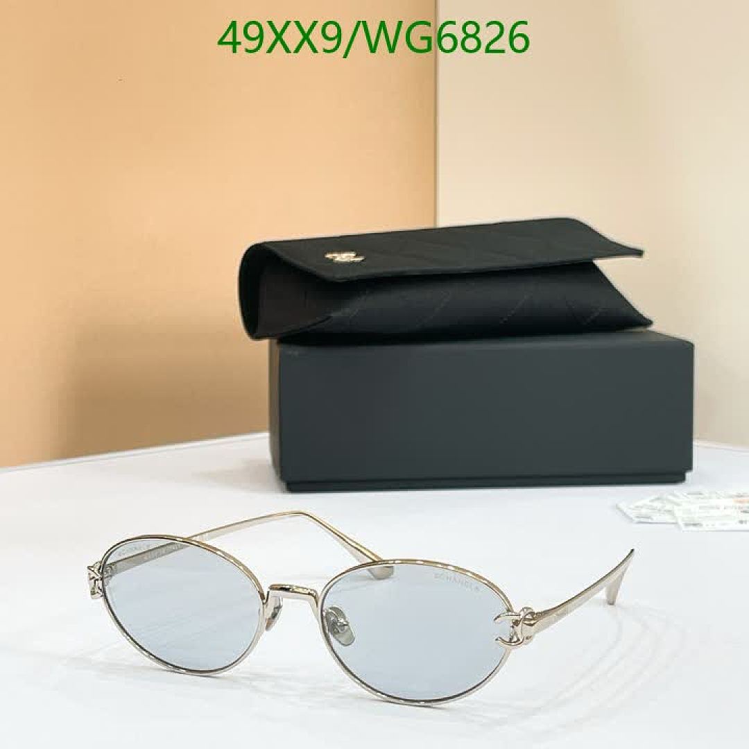 Chanel-Glasses Code: WG6826 $: 49USD