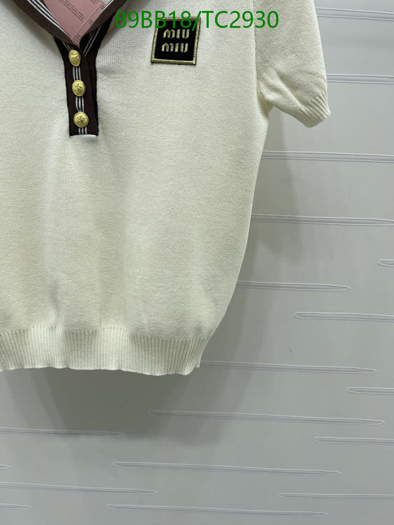 Miu Miu-Clothing Code: TC2930 $: 89USD