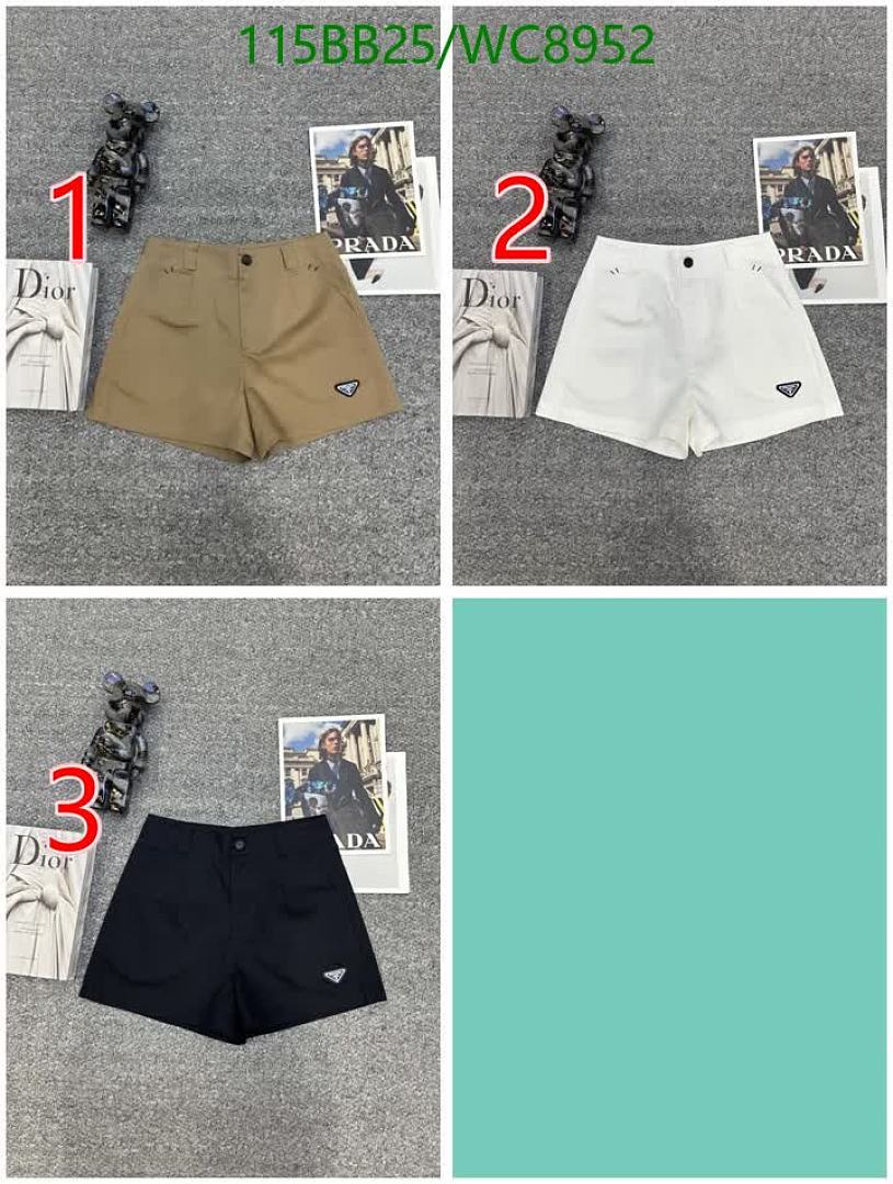 Prada-Clothing Code: WC8952 $: 115USD