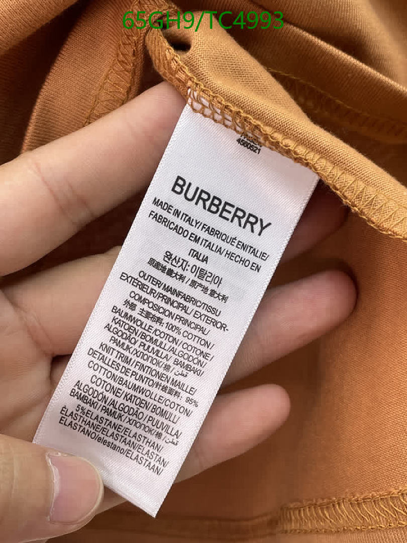 Burberry-Clothing Code: TC4993 $: 65USD