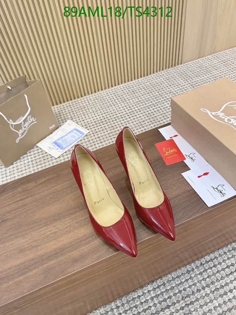 Christian Louboutin-Women Shoes Code: TS4312 $: 89USD