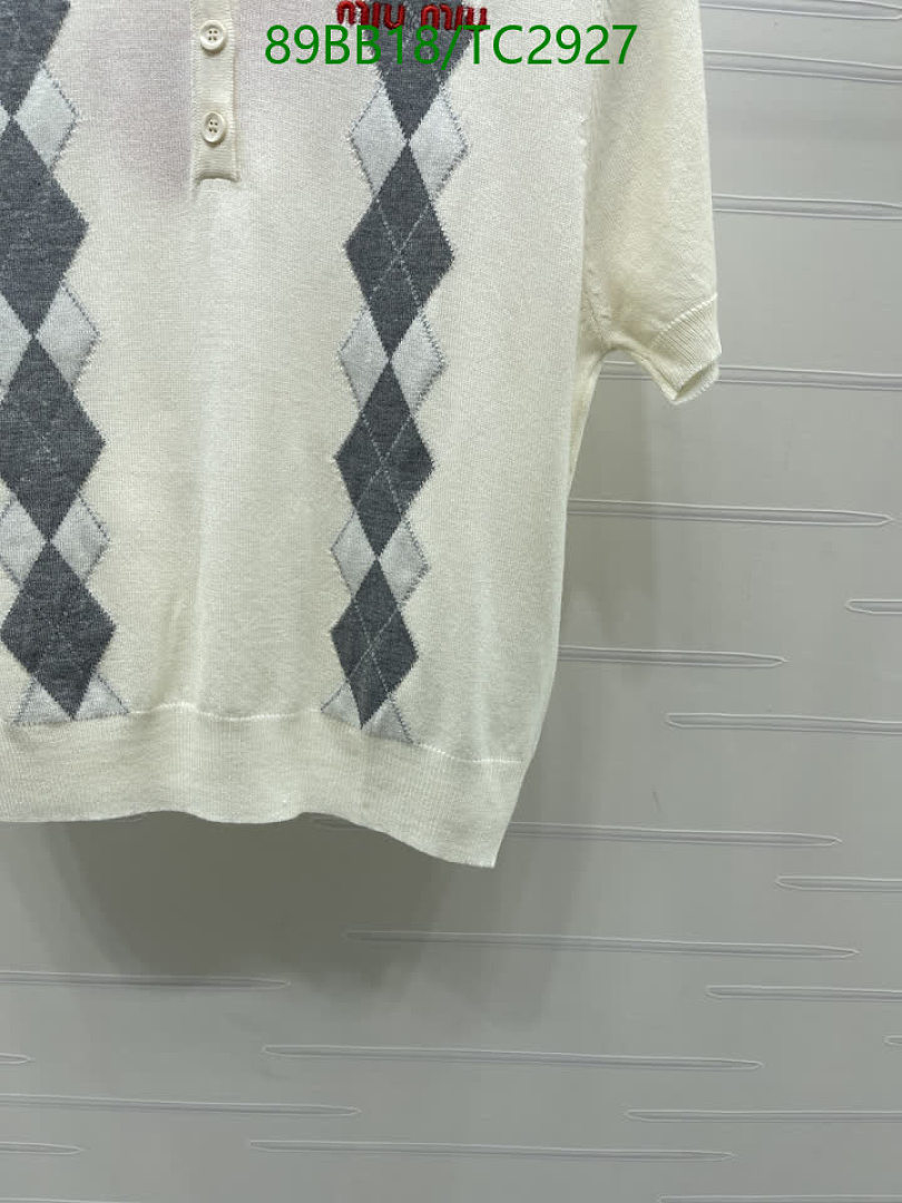 Miu Miu-Clothing Code: TC2927 $: 89USD