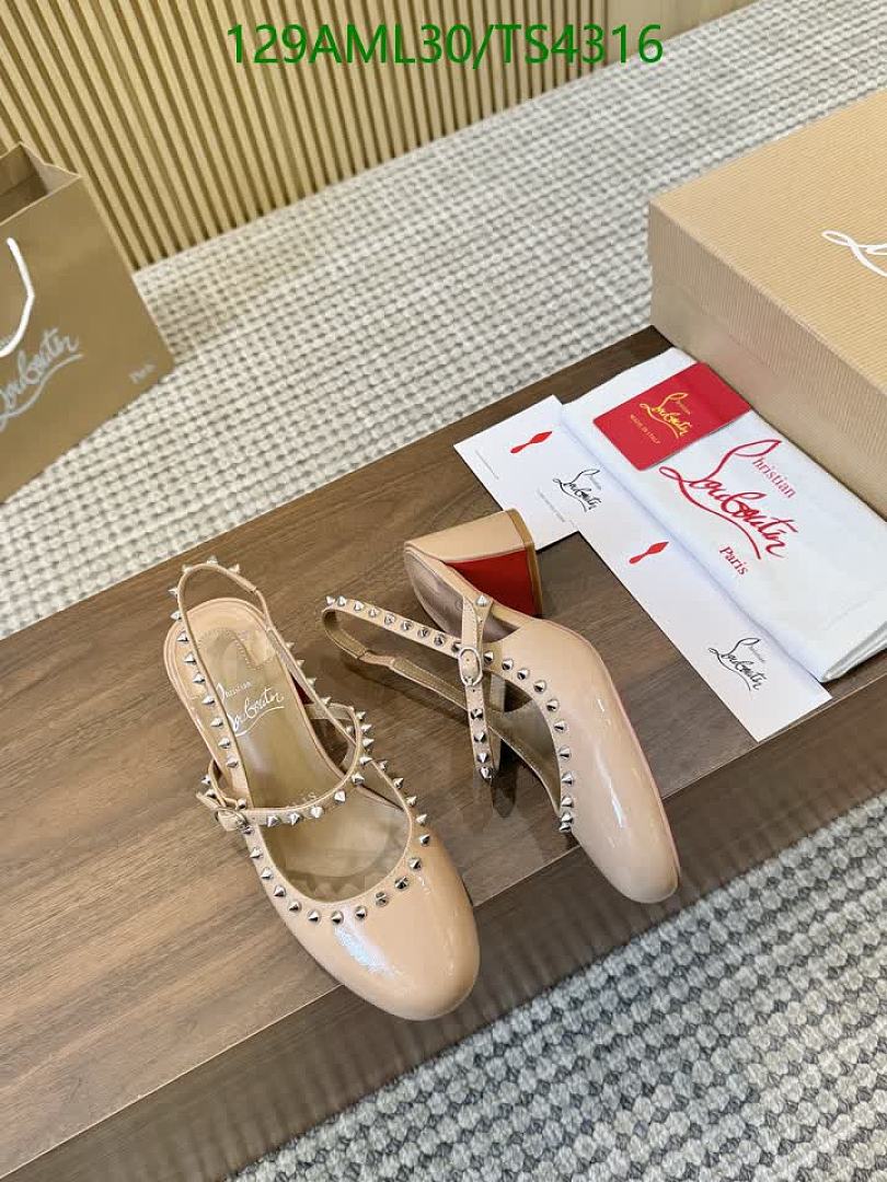 Christian Louboutin-Women Shoes Code: TS4316 $: 129USD