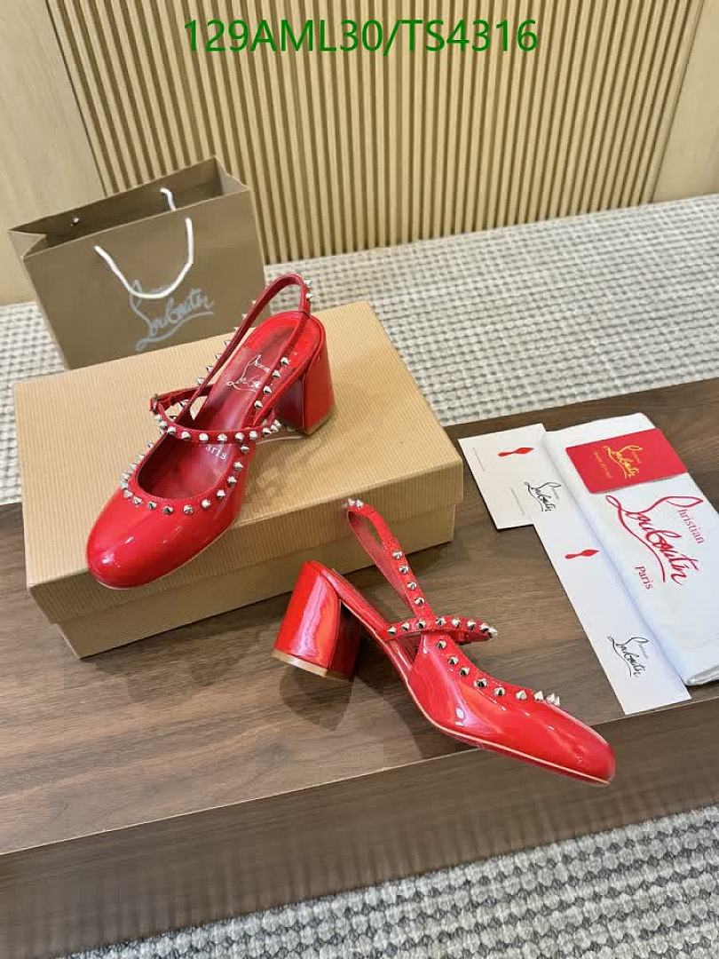Christian Louboutin-Women Shoes Code: TS4316 $: 129USD