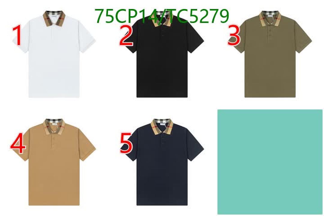 Burberry-Clothing Code: TC5279 $: 75USD