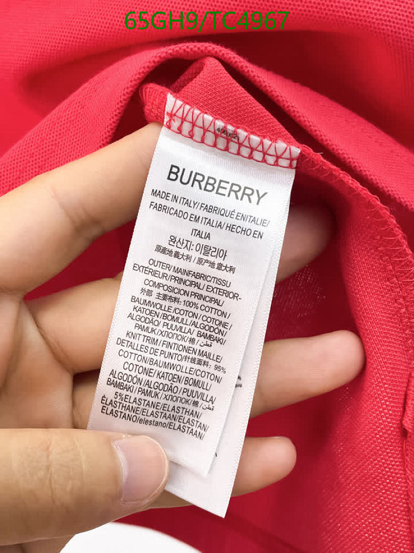 Burberry-Clothing Code: TC4967 $: 65USD