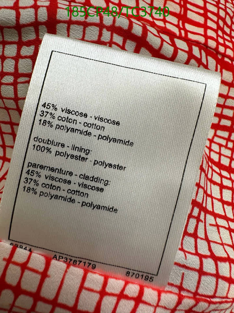 Chanel-Clothing Code: TC3740 $: 185USD