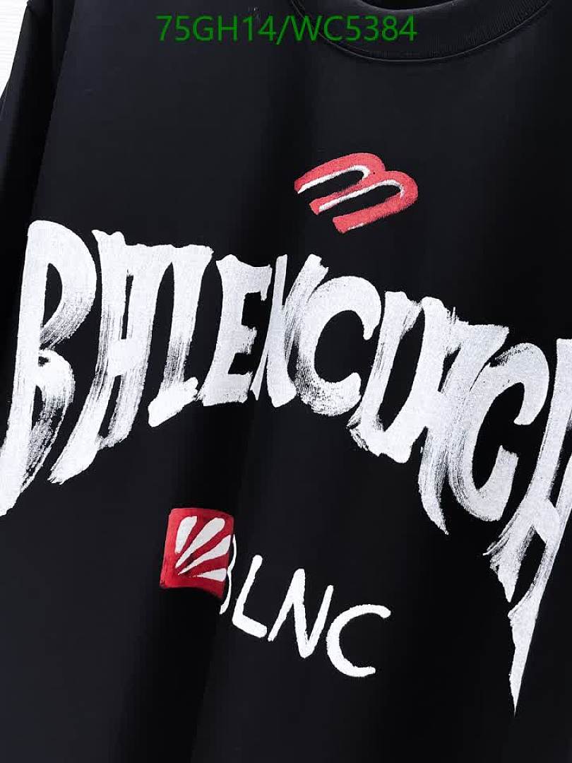 Balenciaga-Clothing Code: WC5384 $: 75USD