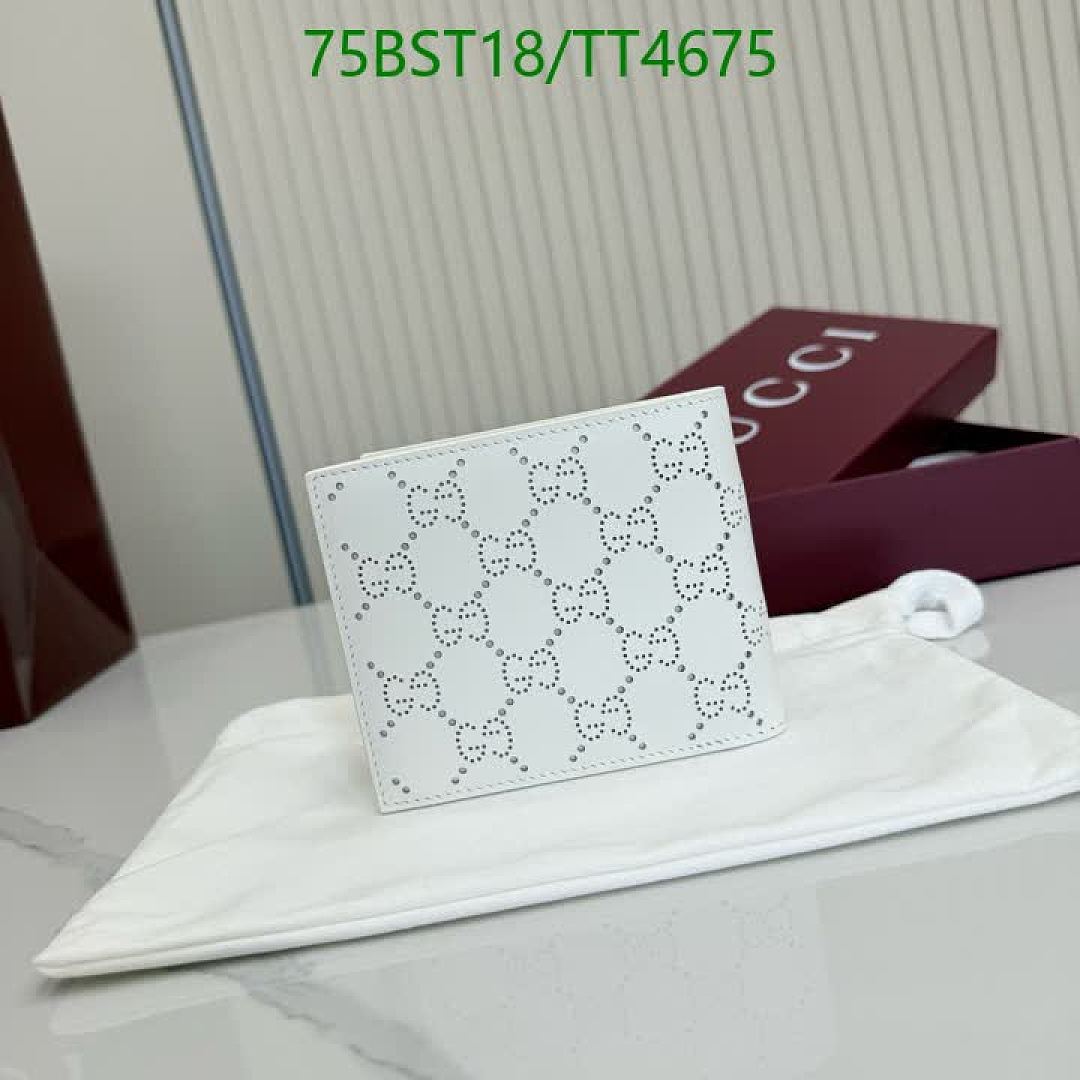 Gucci-Wallet Mirror Quality Code: TT4675 $: 75USD