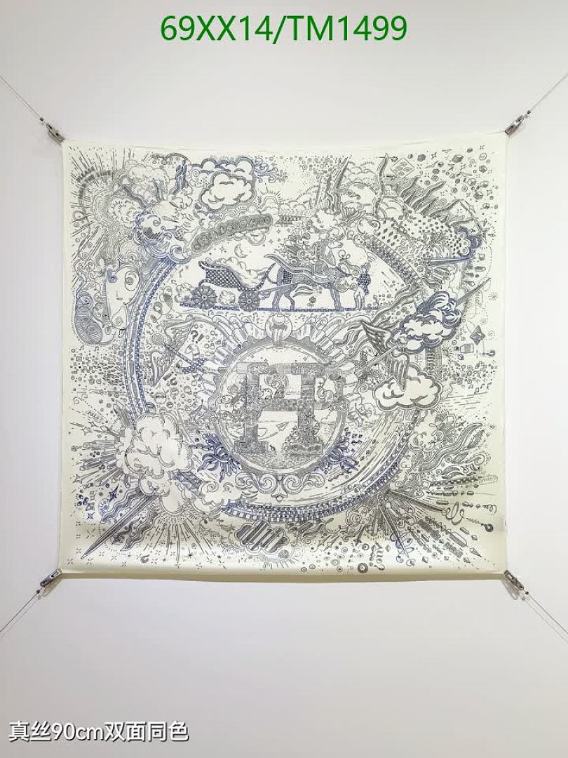 Hermes-Scarf Code: TM1499 $: 69USD