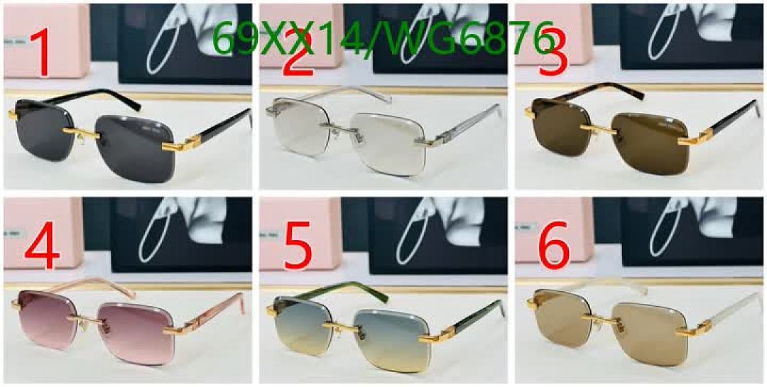 Miu Miu-Glasses Code: WG6876 $: 69USD