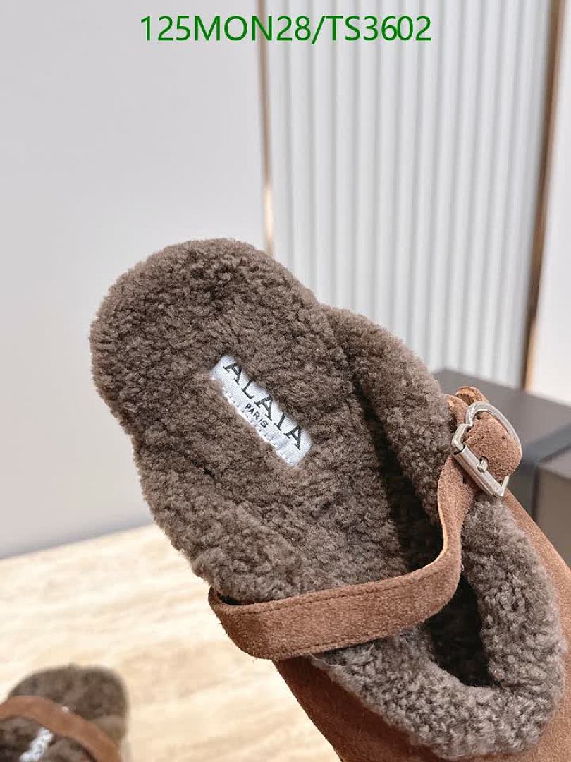 Alaia-Women Shoes Code: TS3602 $: 125USD
