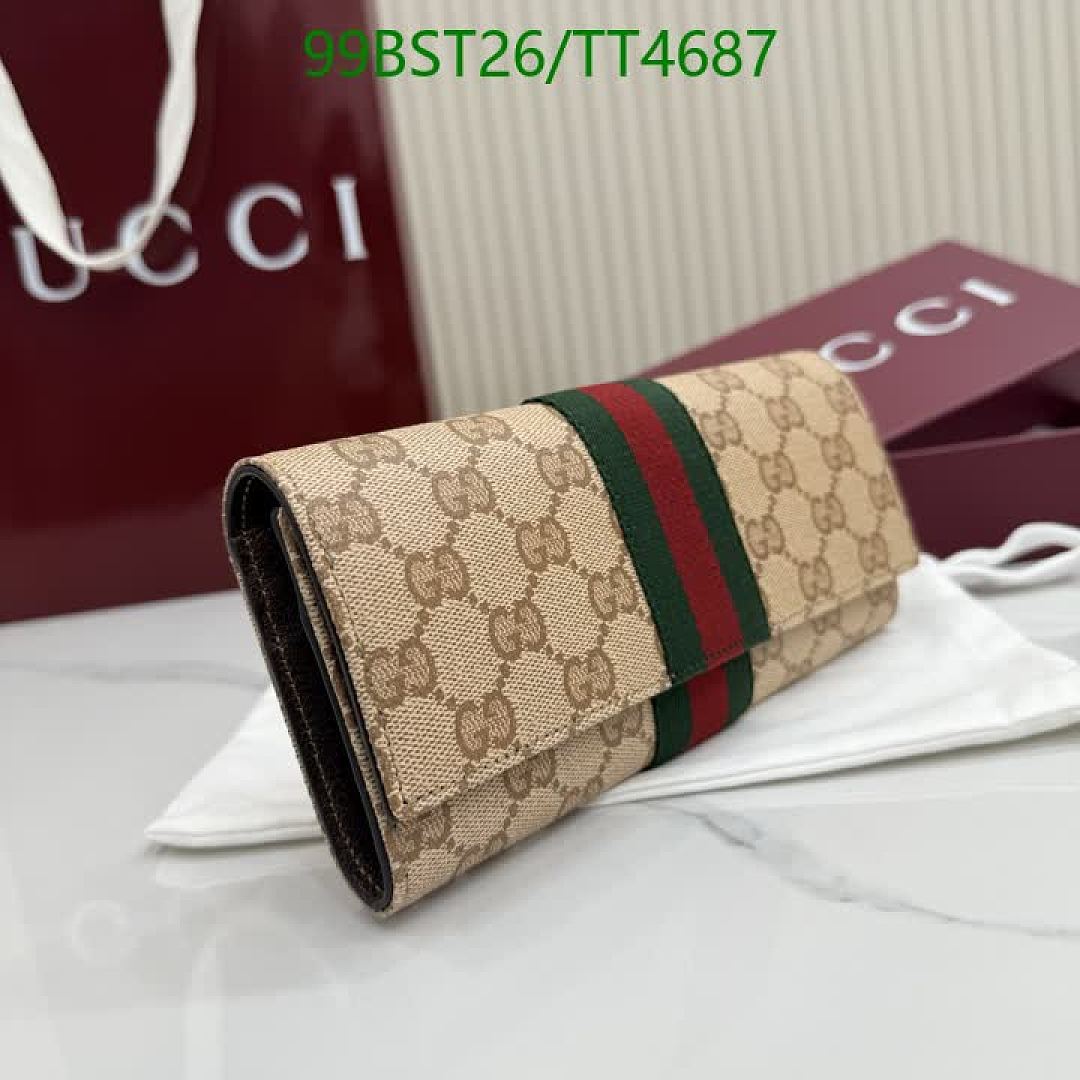 Gucci-Wallet Mirror Quality Code: TT4687 $: 99USD