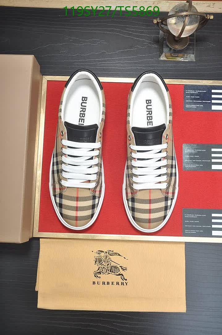 Burberry-Men shoes Code: TS5869 $: 119USD