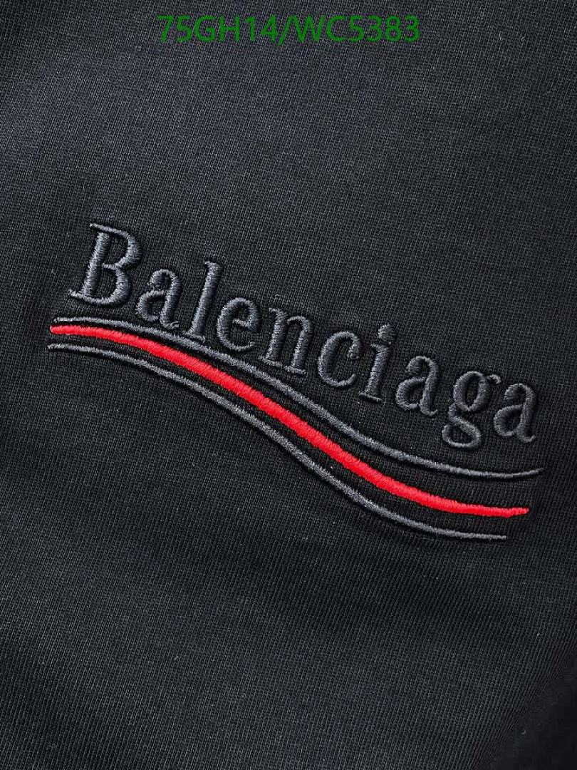 Balenciaga-Clothing Code: WC5383 $: 75USD