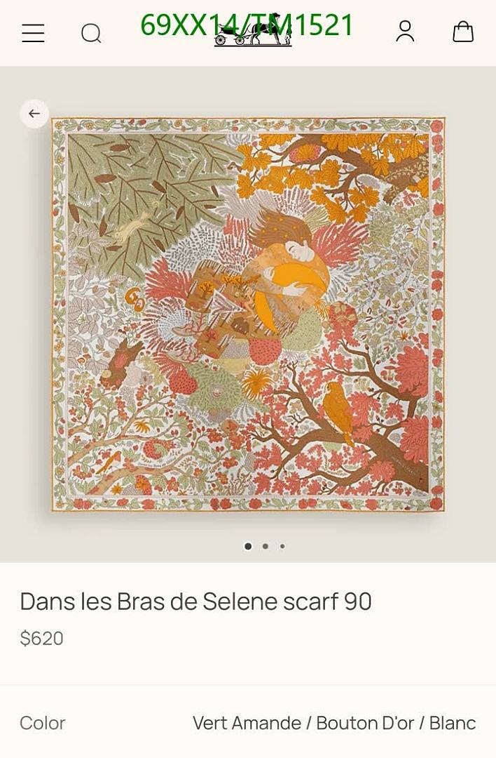 Hermes-Scarf Code: TM1521 $: 69USD