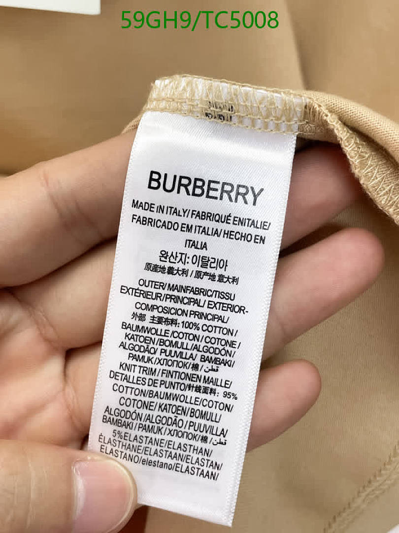 Burberry-Clothing Code: TC5008 $: 59USD