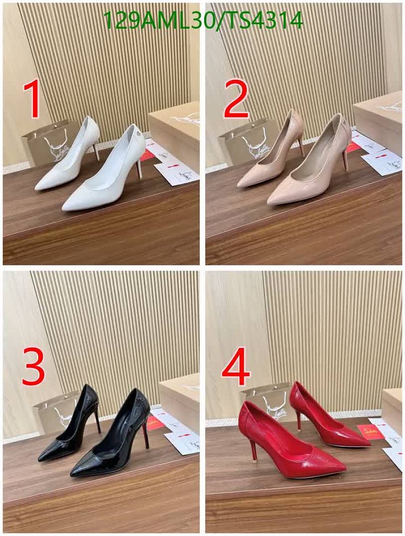 Christian Louboutin-Women Shoes Code: TS4314 $: 129USD