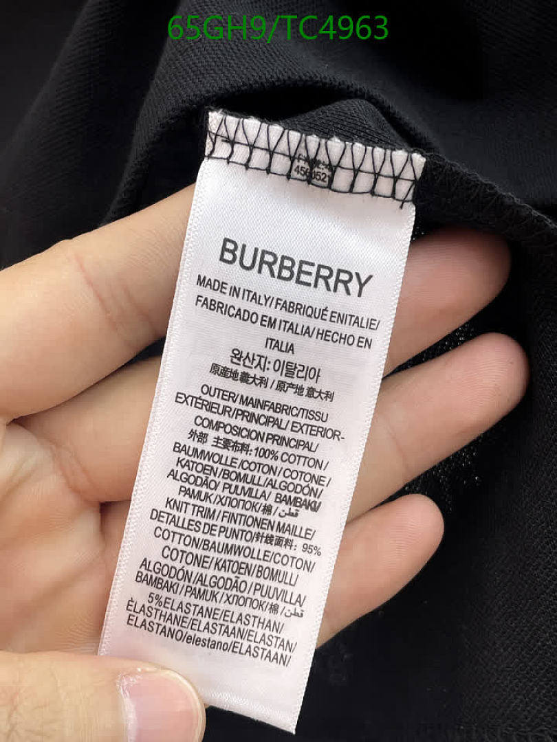 Burberry-Clothing Code: TC4963 $: 65USD