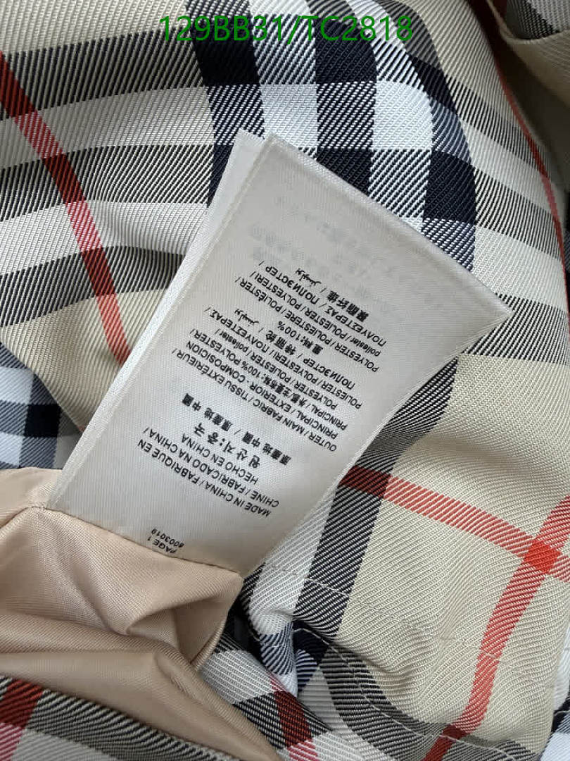 Burberry-Clothing Code: TC2818 $: 129USD