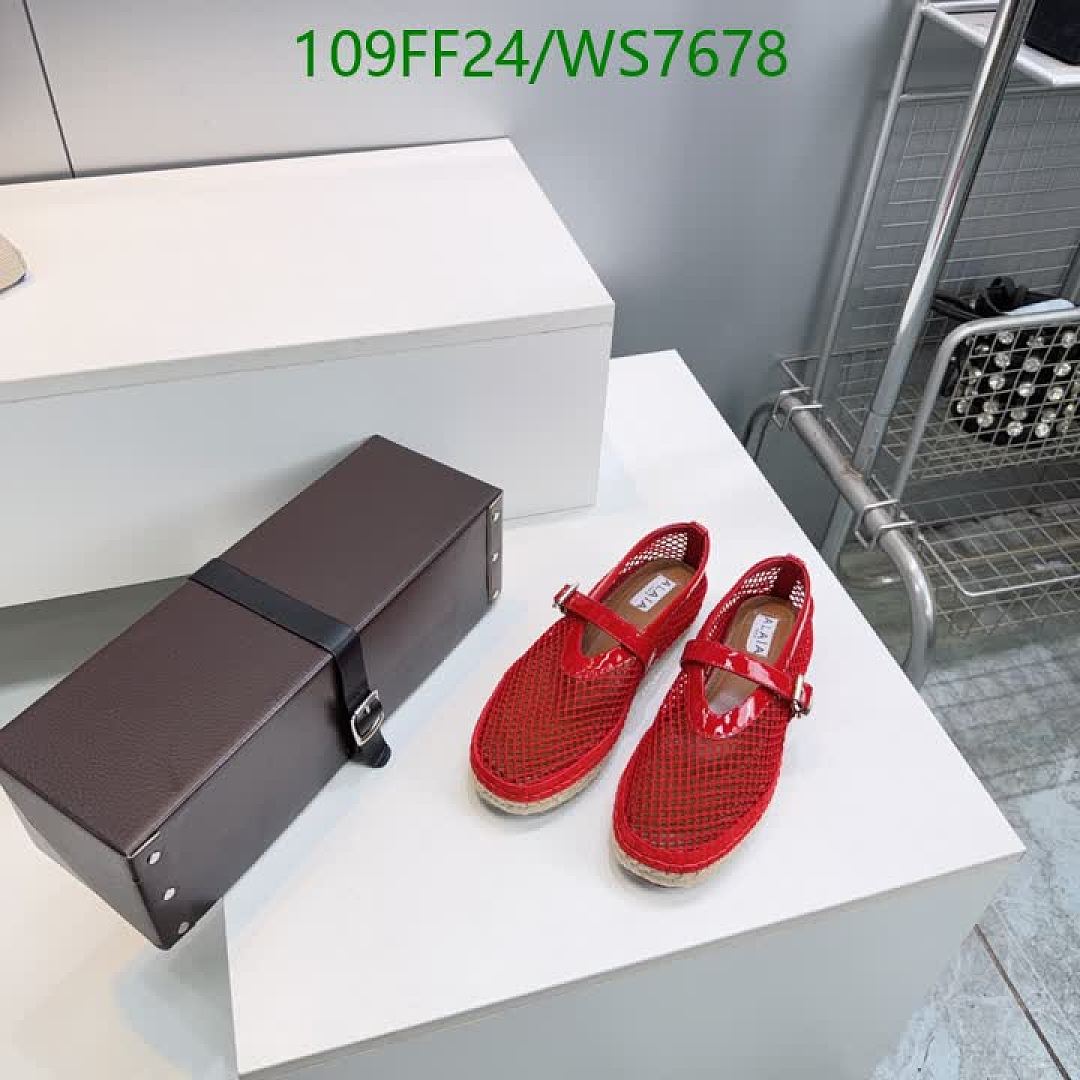 Alaia-Women Shoes Code: WS7678 $: 109USD