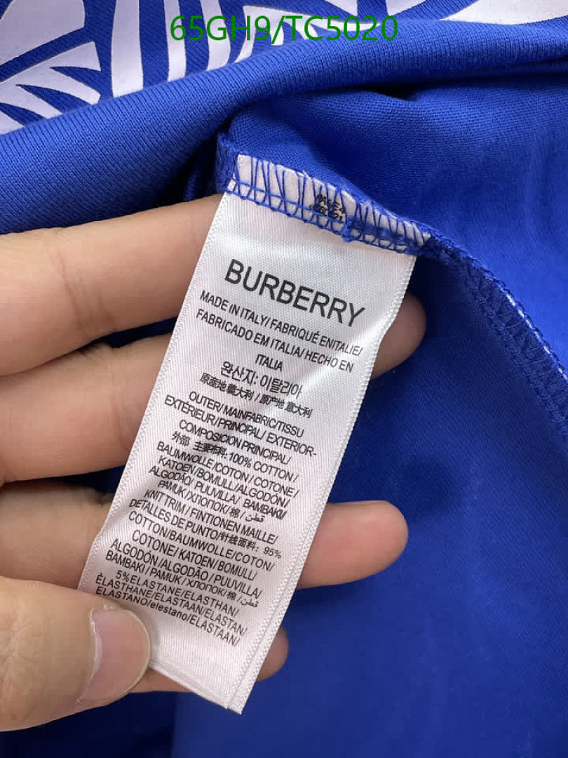 Burberry-Clothing Code: TC5020 $: 65USD