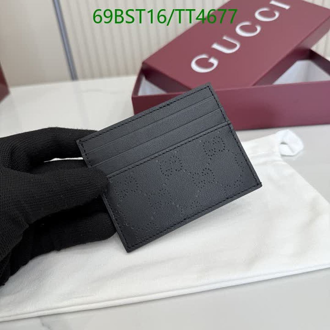 Gucci-Wallet Mirror Quality Code: TT4677 $: 69USD