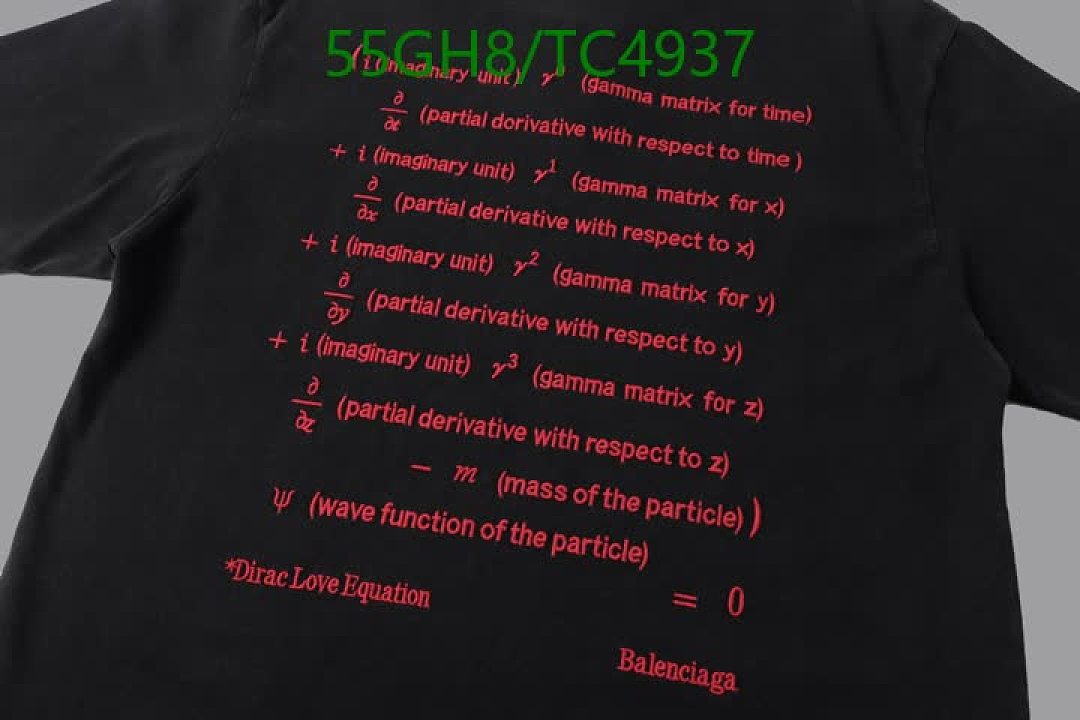 Balenciaga-Clothing Code: TC4937 $: 55USD