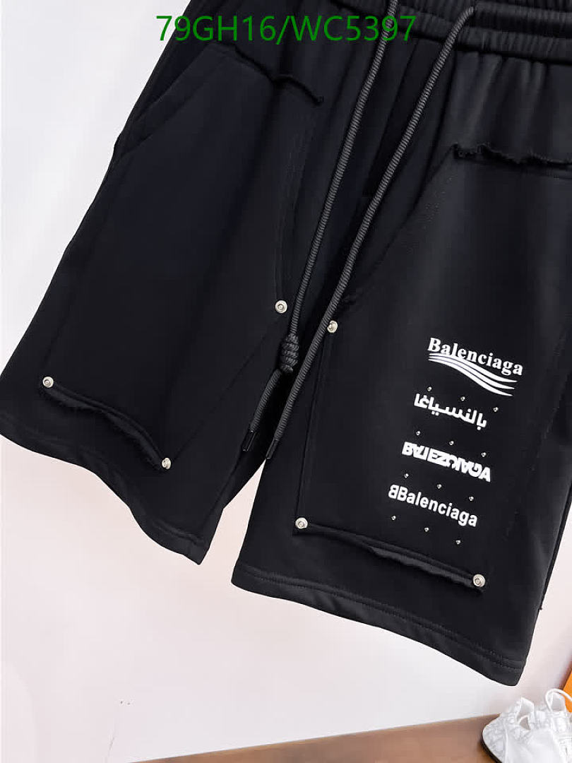 Balenciaga-Clothing Code: WC5397 $: 79USD