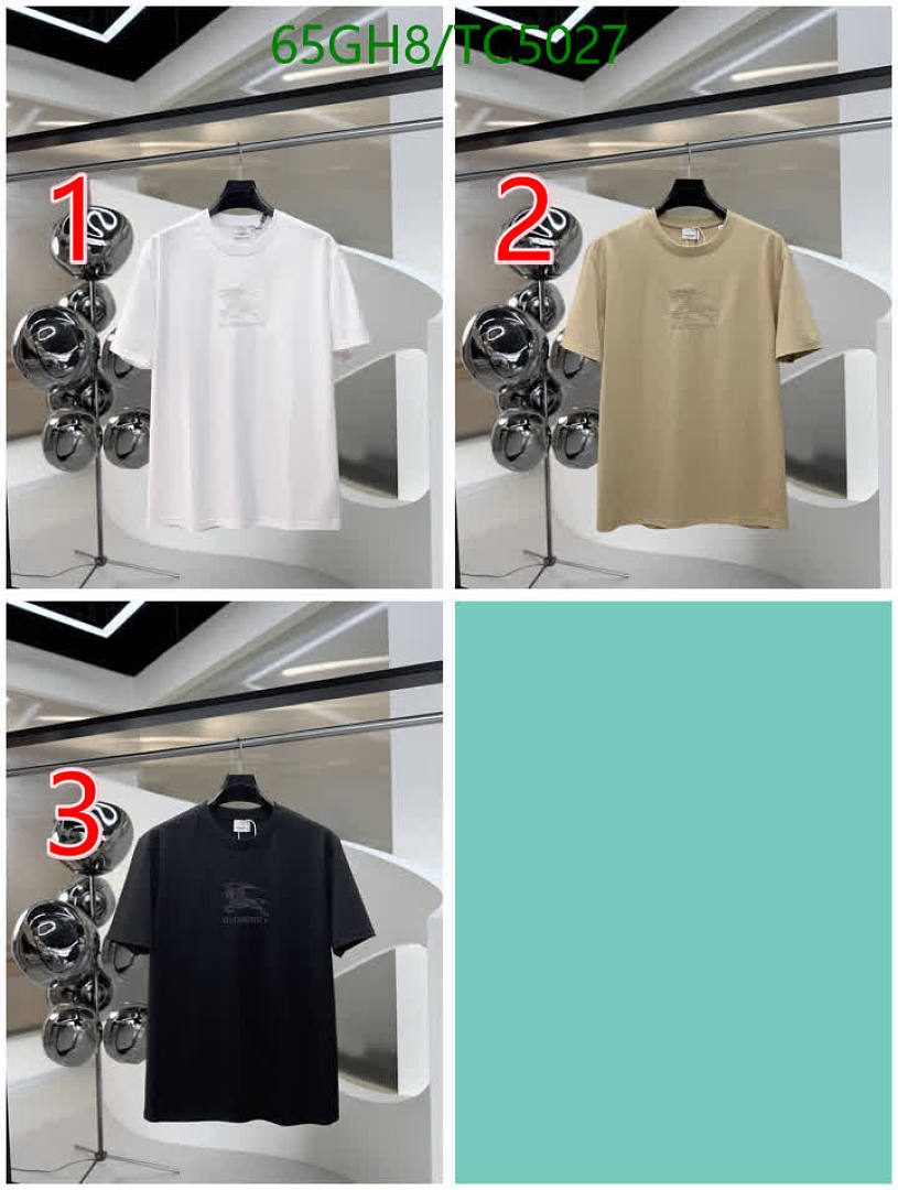 Burberry-Clothing Code: TC5027 $: 65USD