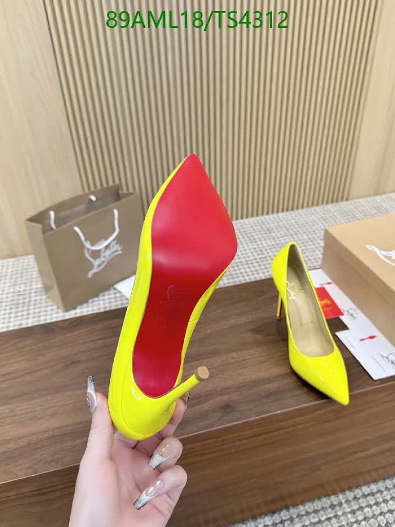 Christian Louboutin-Women Shoes Code: TS4312 $: 89USD