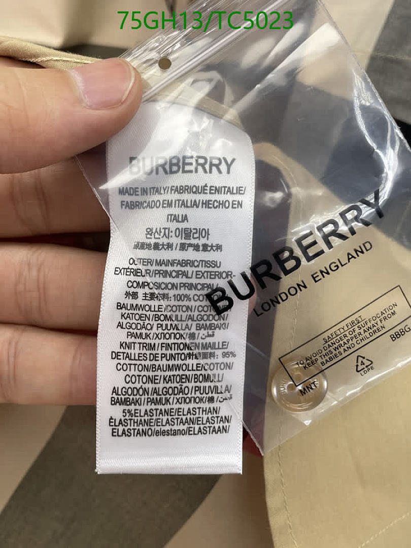 Burberry-Clothing Code: TC5023 $: 75USD