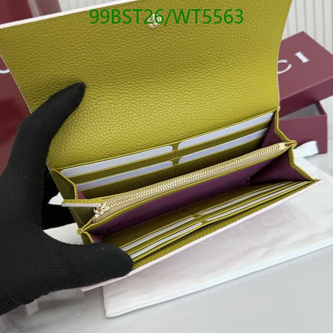 Gucci-Wallet Mirror Quality Code: WT5563 $: 99USD