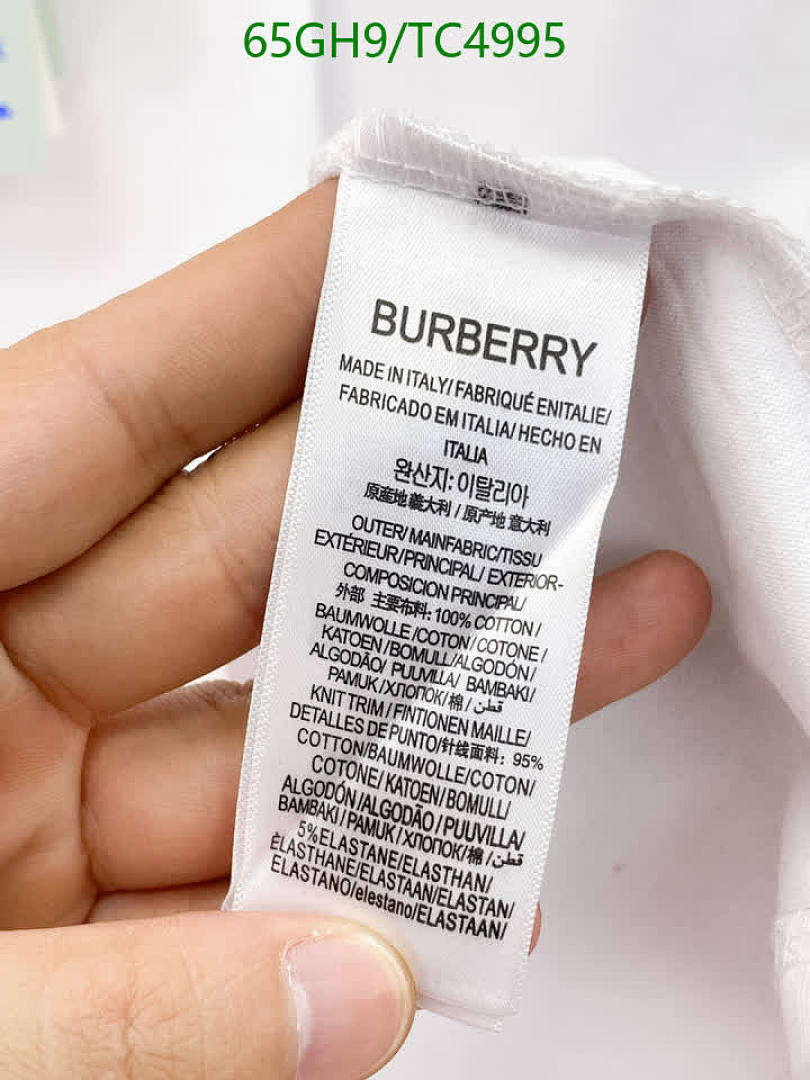 Burberry-Clothing Code: TC4995 $: 65USD