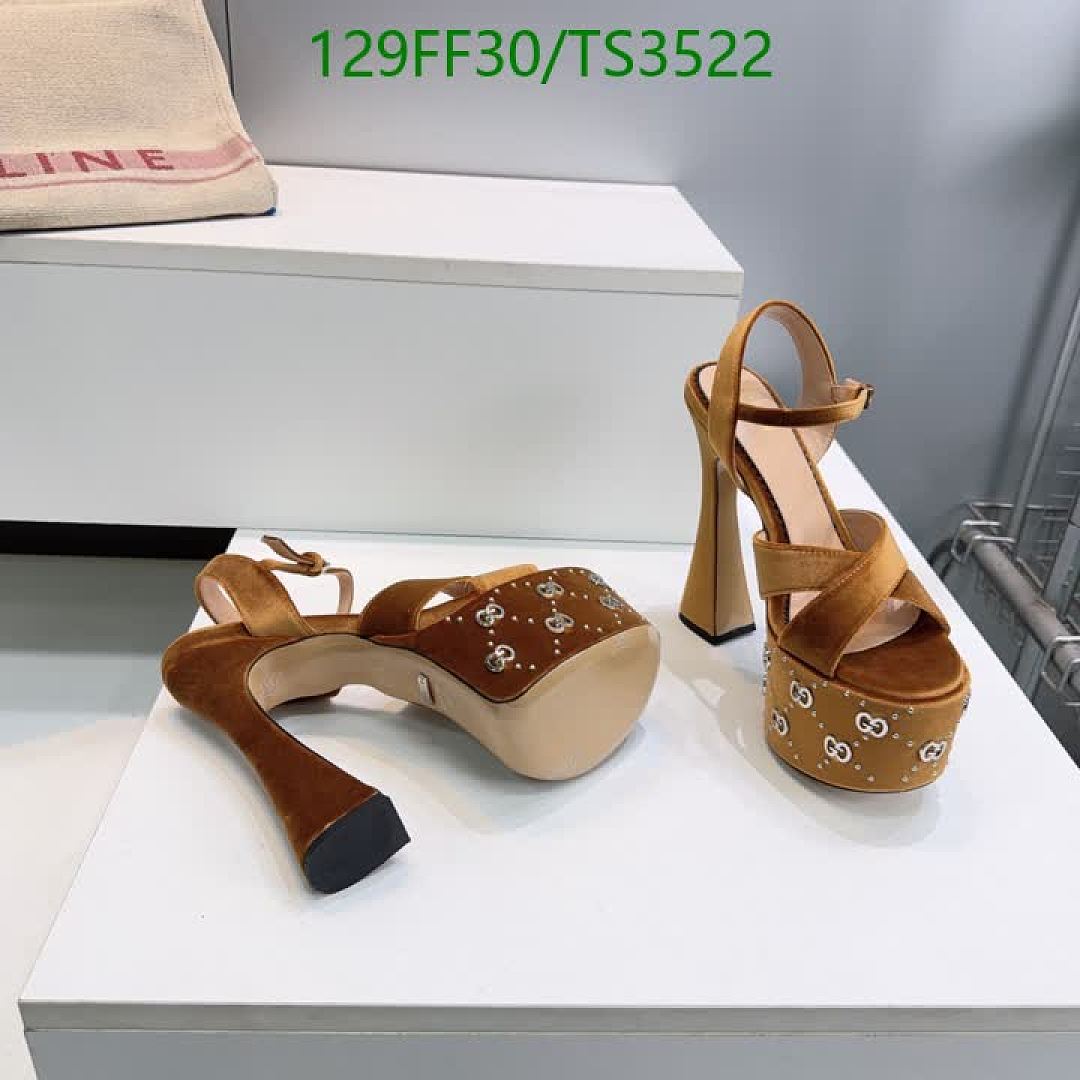 Gucci-Women Shoes Code: TS3522 $: 129USD