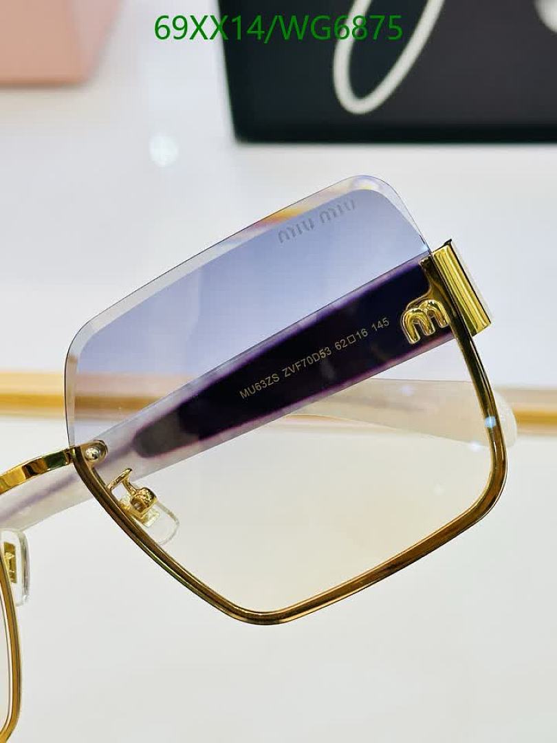 Miu Miu-Glasses Code: WG6875 $: 69USD
