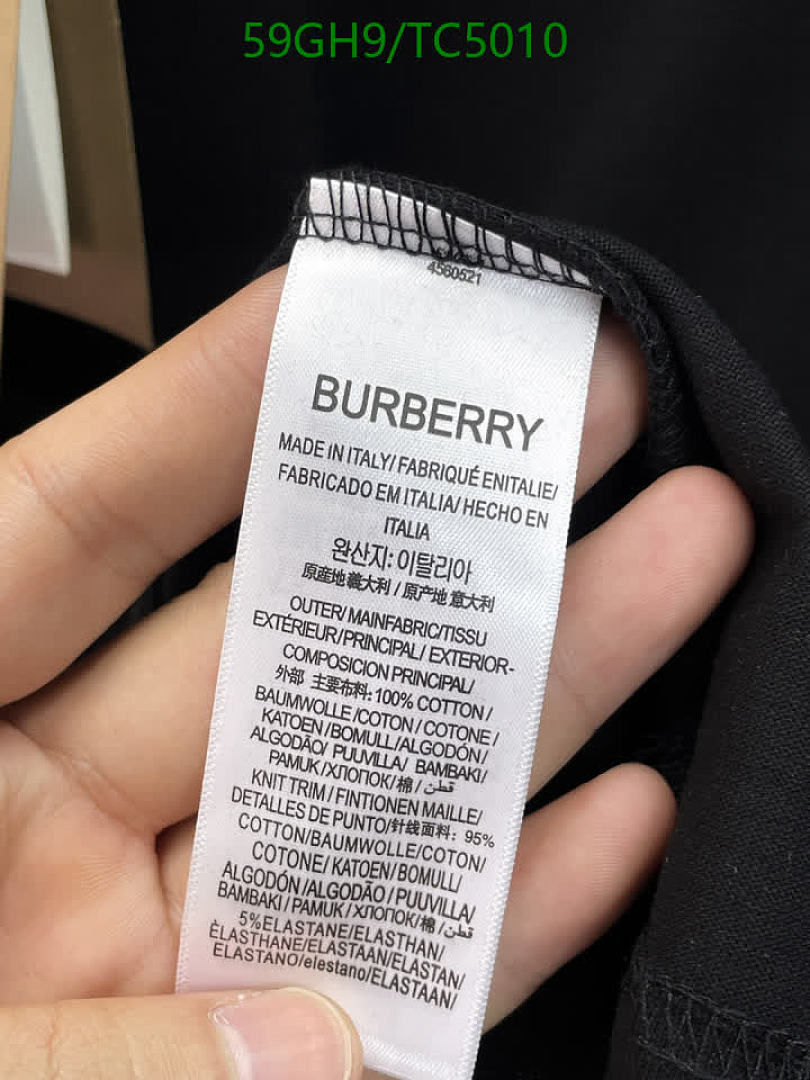 Burberry-Clothing Code: TC5010 $: 59USD