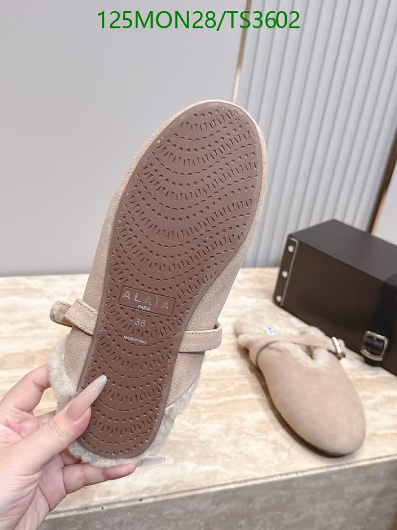 Alaia-Women Shoes Code: TS3602 $: 125USD