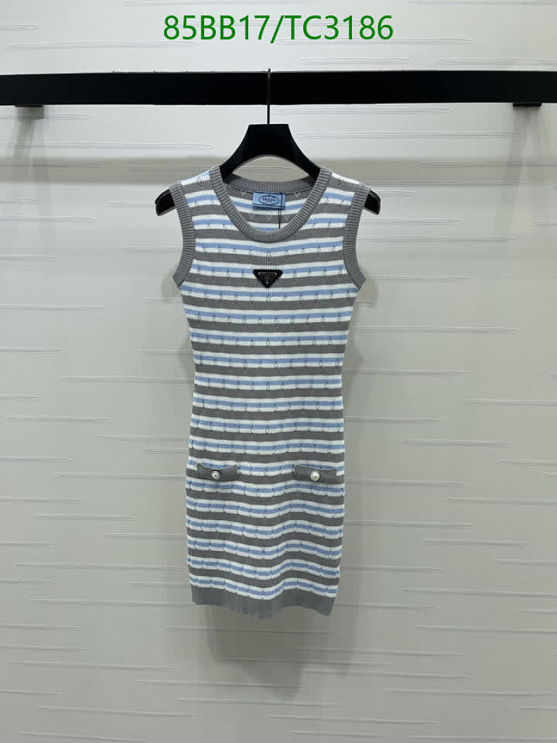 Prada-Clothing Code: TC3186 $: 85USD