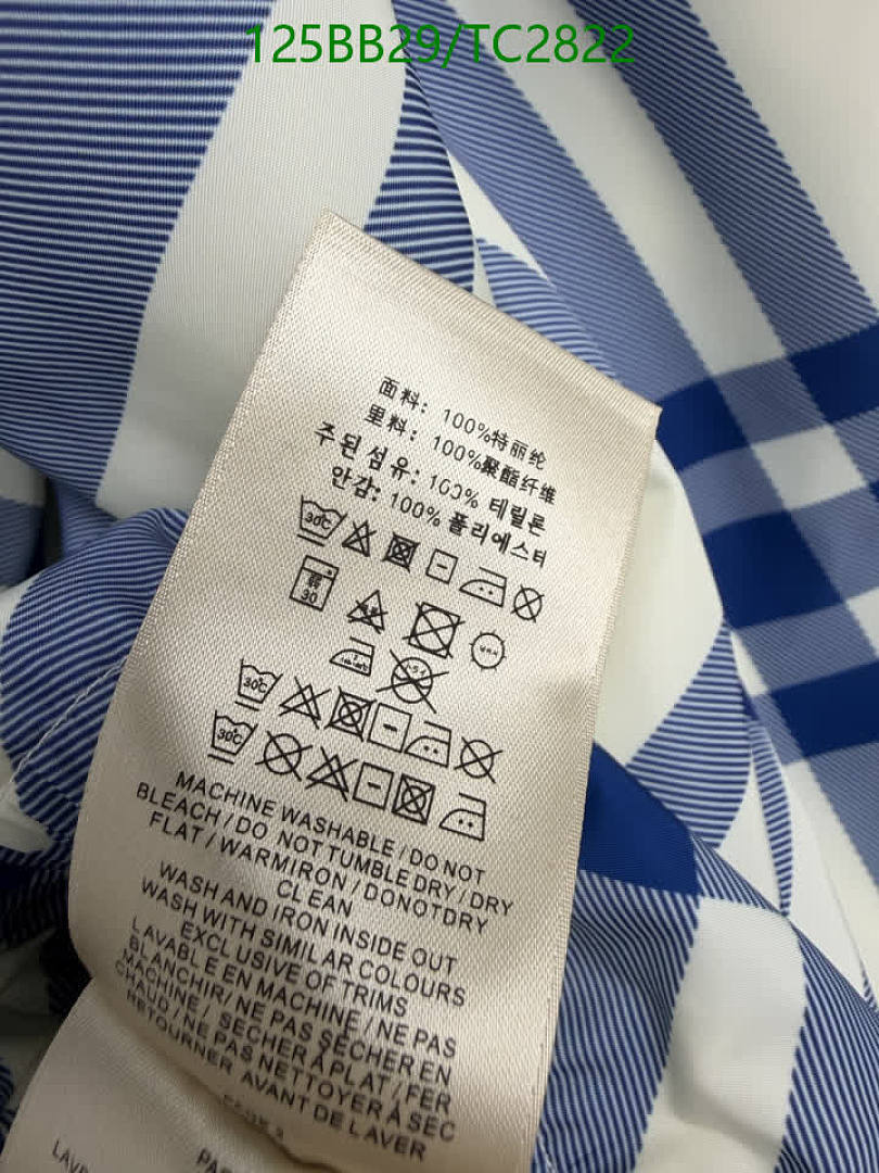 Burberry-Clothing Code: TC2822 $: 125USD