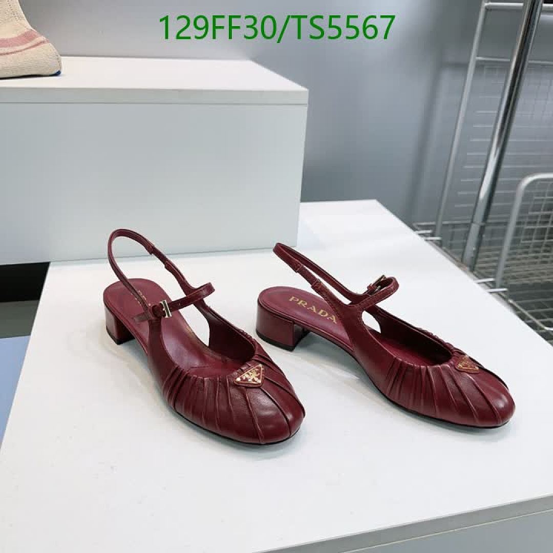 Prada-Women Shoes Code: TS5567 $: 129USD