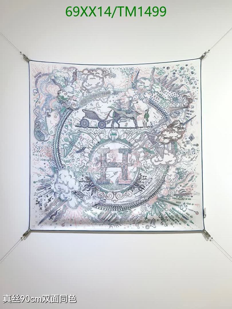 Hermes-Scarf Code: TM1499 $: 69USD