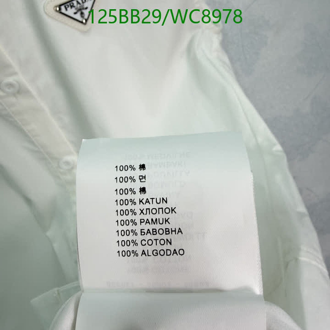 Prada-Clothing Code: WC8978 $: 125USD