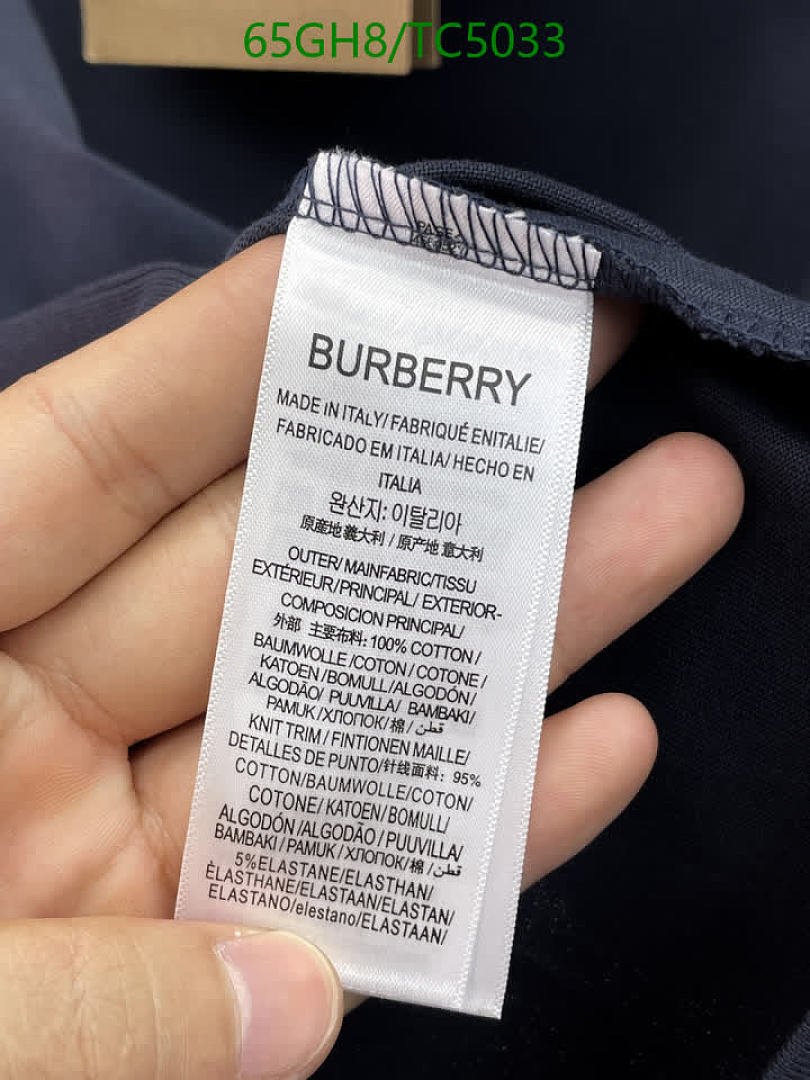 Burberry-Clothing Code: TC5033 $: 65USD