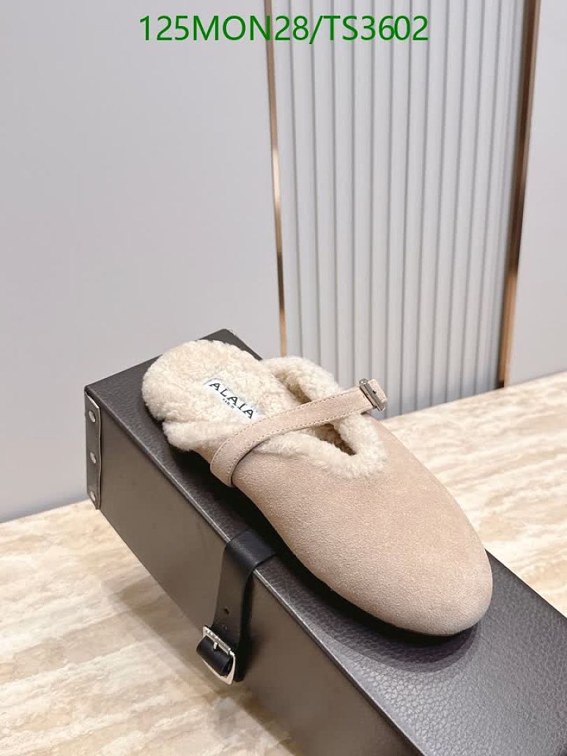 Alaia-Women Shoes Code: TS3602 $: 125USD