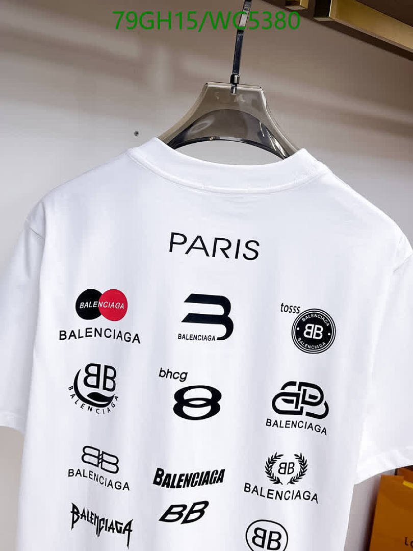 Balenciaga-Clothing Code: WC5380 $: 79USD